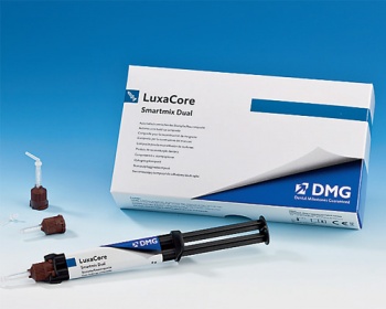 Материал Люксакор Стартмикс (Luxacore Smartmix Dual) - композит двойн. отв., светлый опак, (2х9гр.)
