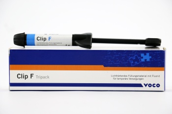 Клип Ф(Clip F) - временный пломбировочный материал со фтором, (1 шприц х 4 г)