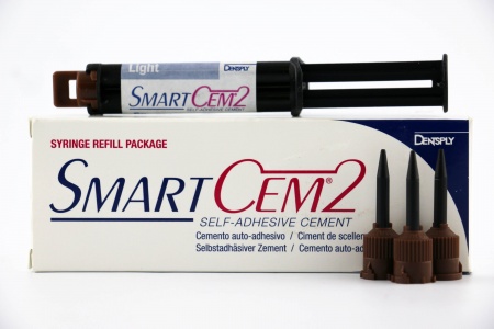 Цемент СмартЦем2 (SmartCem2) - самоадгезивный двойного отверждения, светлый, (1шпр.х5гр.)