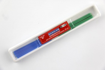 Полоски шлифовальные - для снятия излишков материала, 40-60мкм, (25шт.) (сине-зеленые)
