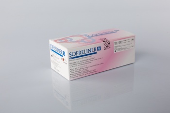 Набор Софрелайнер С (Sofreliner S) - для перебазировки съёмных зубных протезов мягкий, (27гр.+27гр.)
